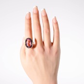 【15号】ピンクアメシスト  リング（グラン）