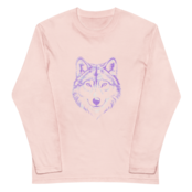 沈黙に叫ぶ狼 長袖Tシャツ