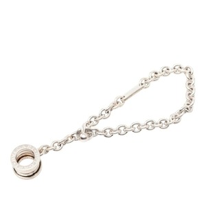ブルガリ ビーゼロワン キーホルダー バッグチャーム SV925 シルバー レディース BVLGARI 【中古】