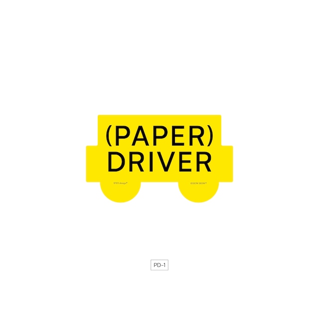 Car Magnet "(Paper) Driver"