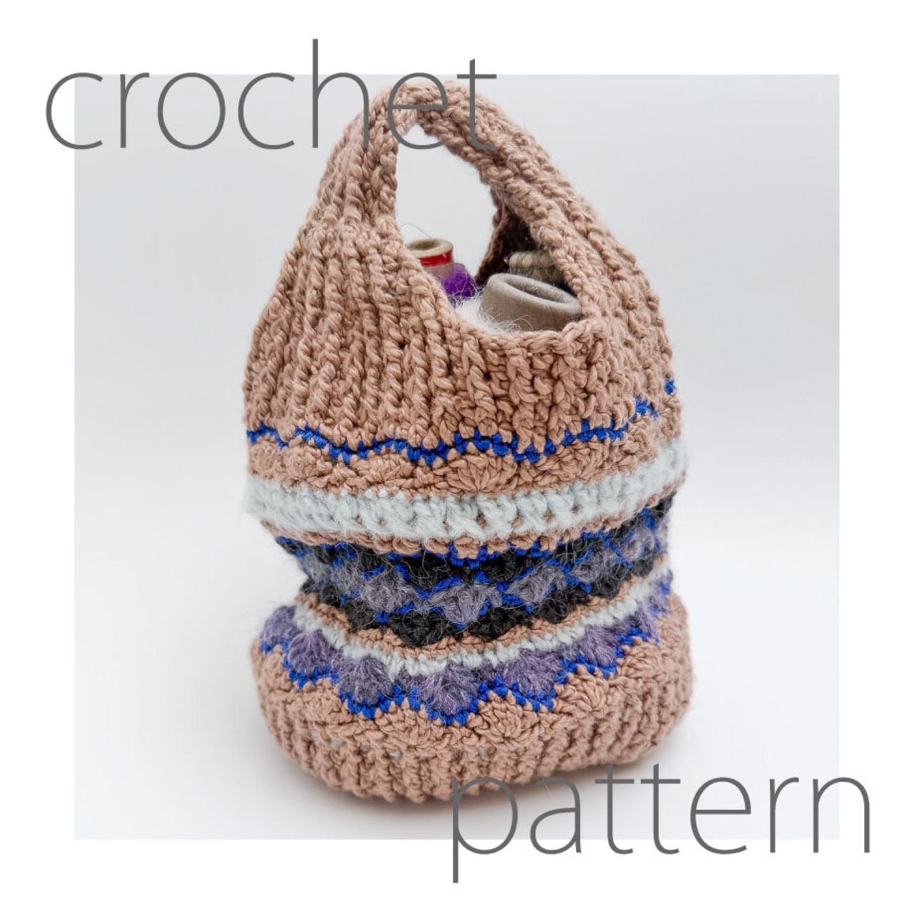[Pattern] フェアアイルバッグ