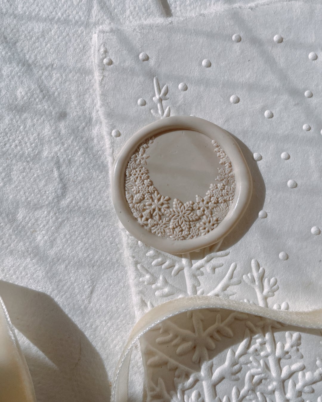 Wax Stamp -Snow moon ／スタンプヘッド