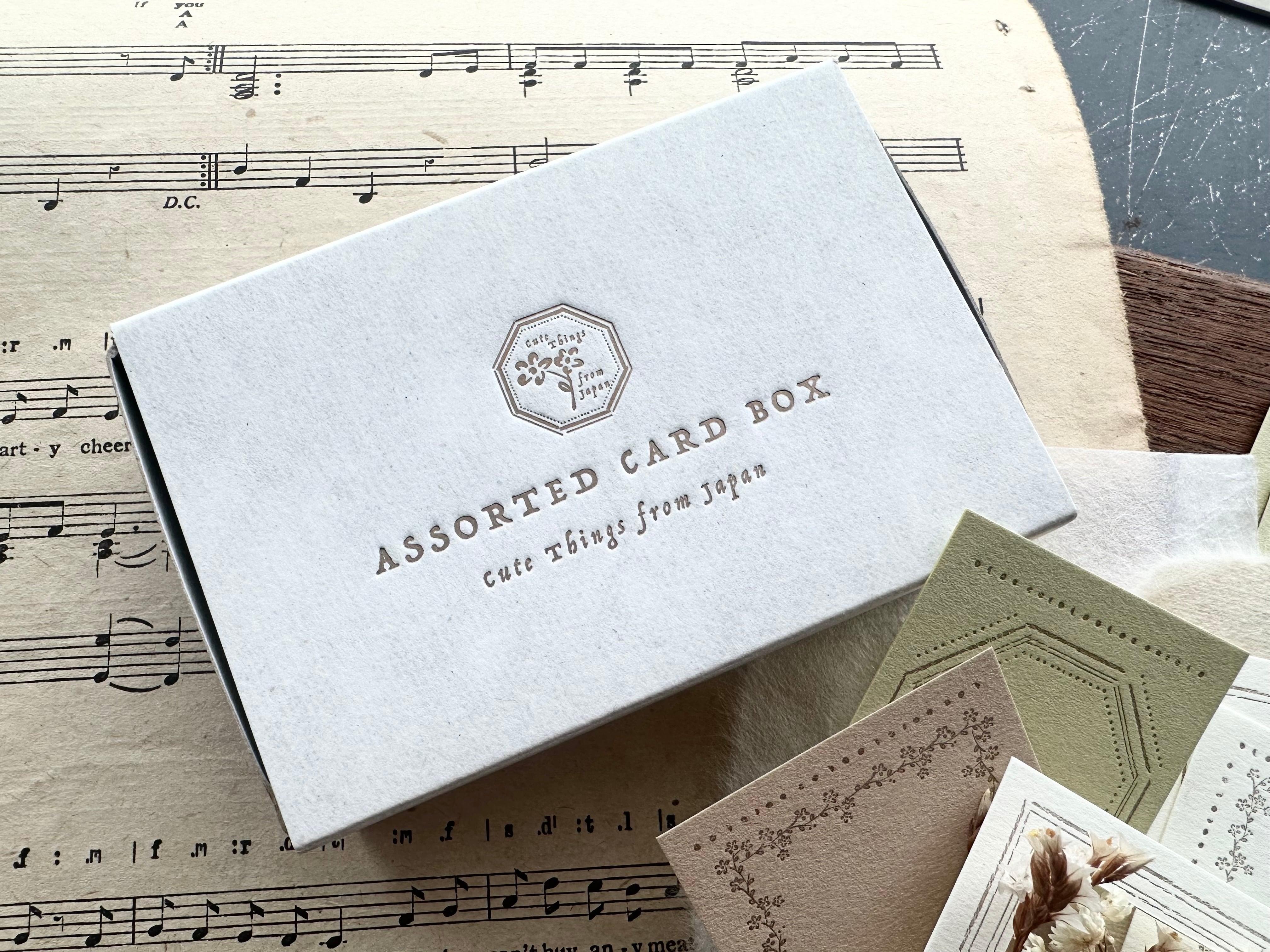 Cute Things from Japan コラボ」 Assort card box | OEDA LETTERPRESS