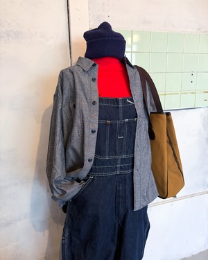 【DOPPLE&SCENT WOMEN】CHAMBRAY WORK SHIRT