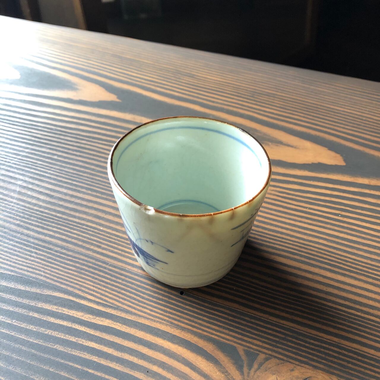 アンティーク蕎麦猪口（風景画）5個組 | 古材とアンティーク