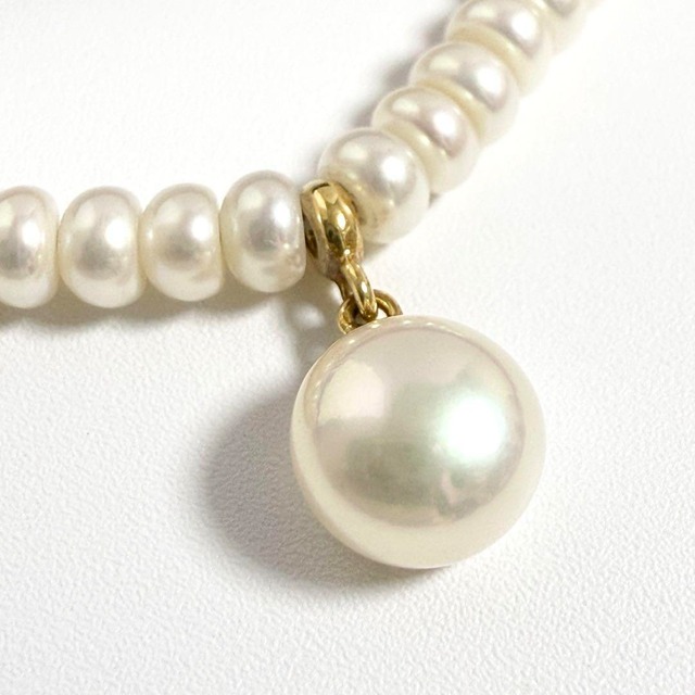 超美品】ペルリータ ミキモト パール ネックレス ペンダント K18 