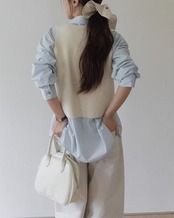 Button Front Cropped Sleeveless Vest   L0032