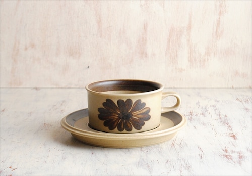 ARABIA アラビア TUNTURI ティーカップ&ソーサー トゥントゥリ Ulla Procope 北欧食器 フィンランド アンティーク_220802 it1825