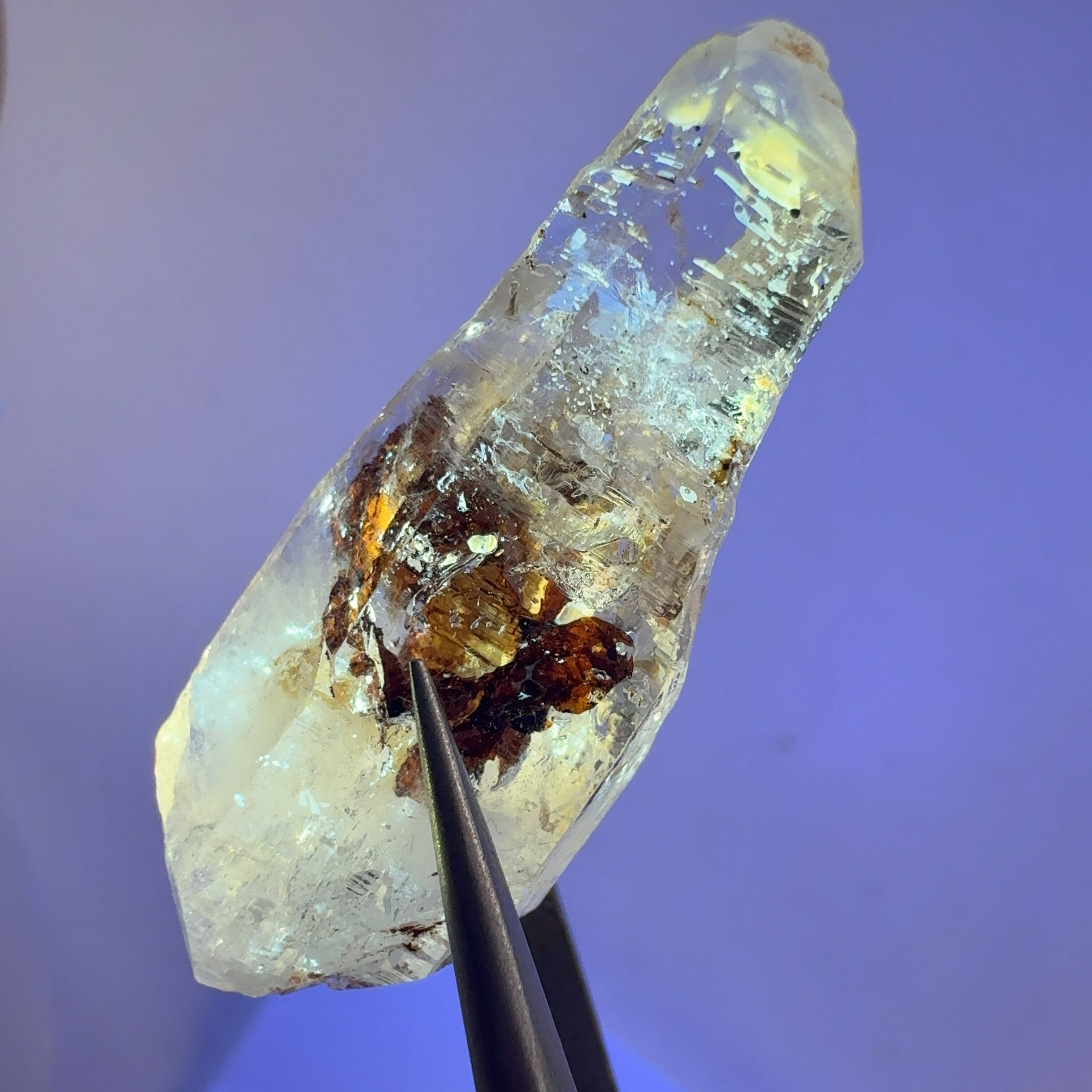 オイルインクォーツ クラスター 水晶 標本 鉱物 原石 品質保証，人気SALE 蛍光高品質 オイルインクォーツ クラスター