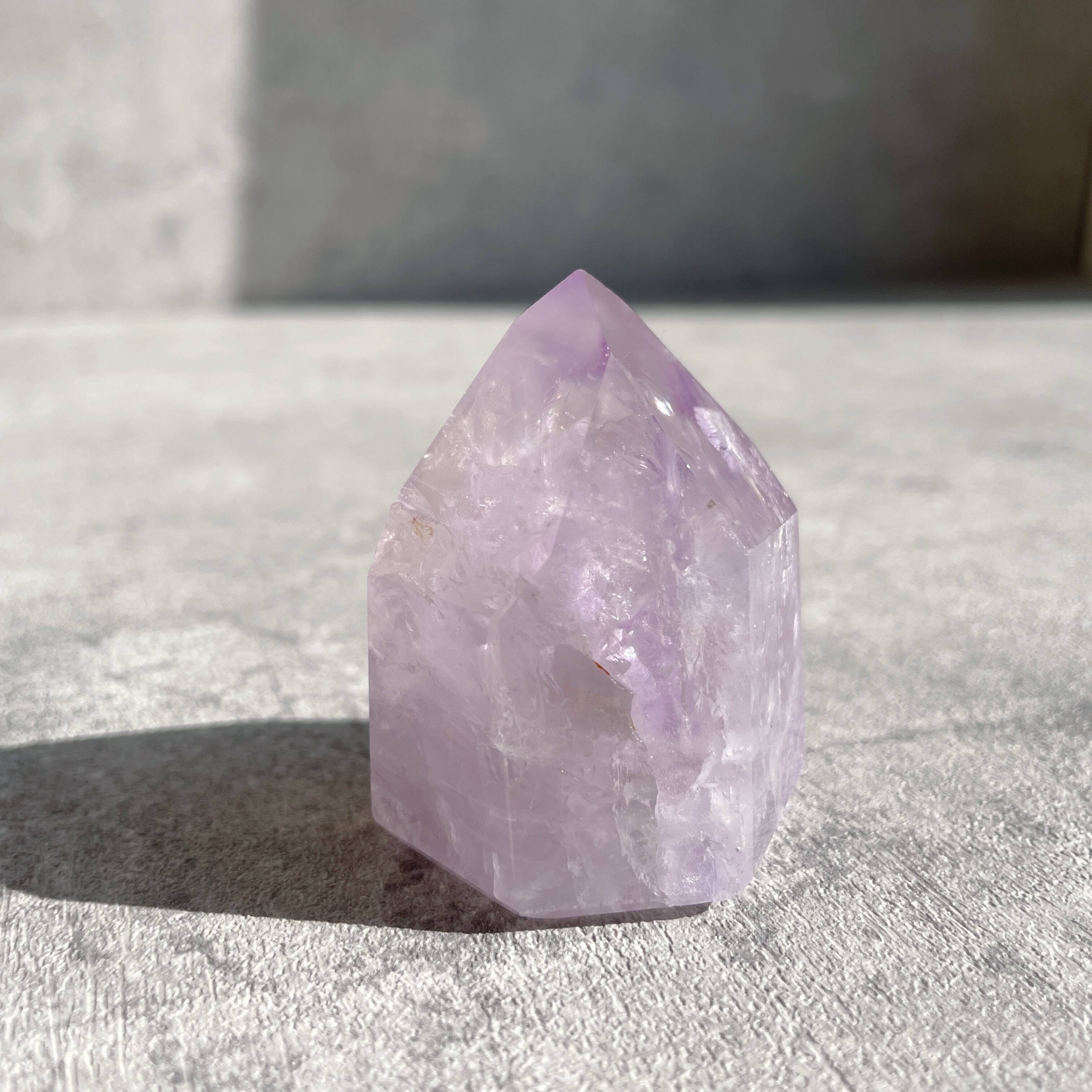 ブラジル産 ラベンダーアメジストタワー02◇ Lavender Amethyst tower