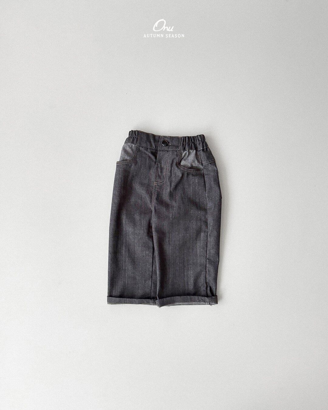 送料無料【予約】/ ステッチデニムパンツ / ONU