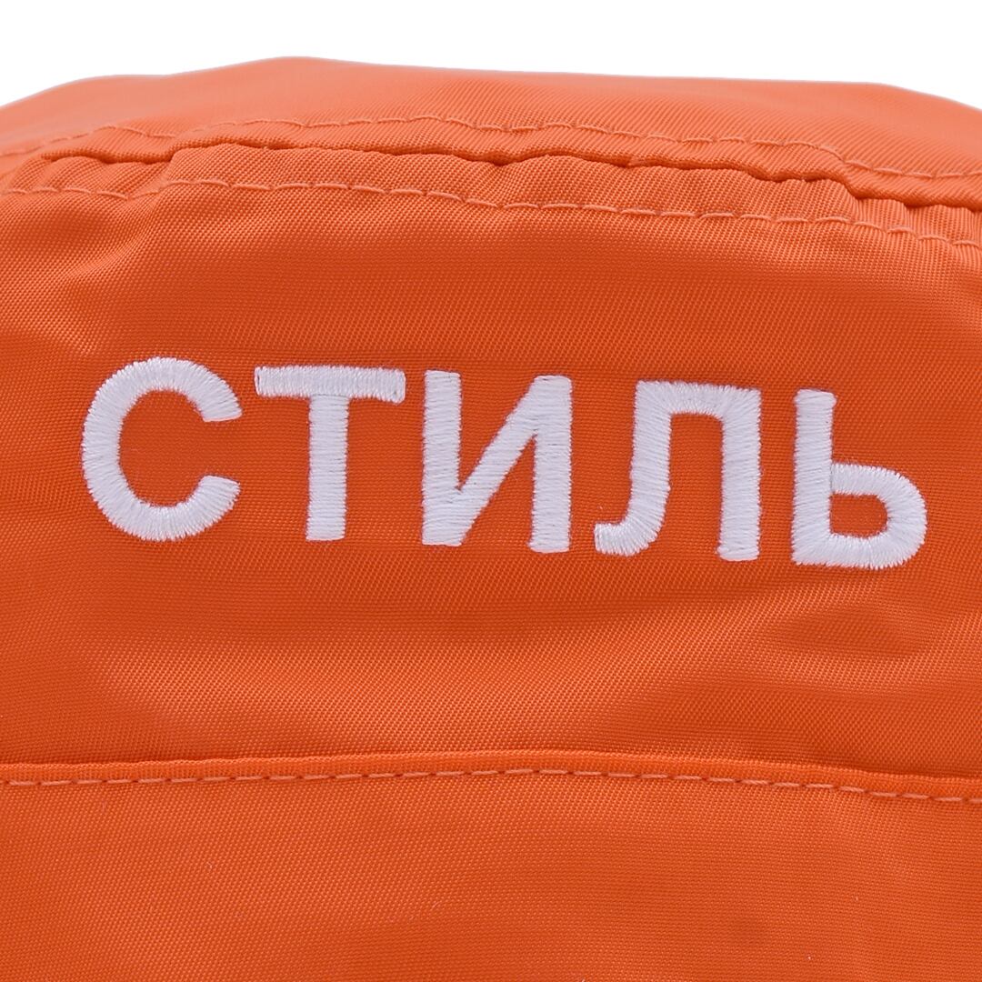 HERON PRESTON】CTNMB BUCKET HAT (ORANGEWHITE) | AYIN