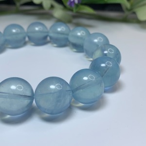 感謝セール☆透明感ブルー☆アクアマリンブレスレット