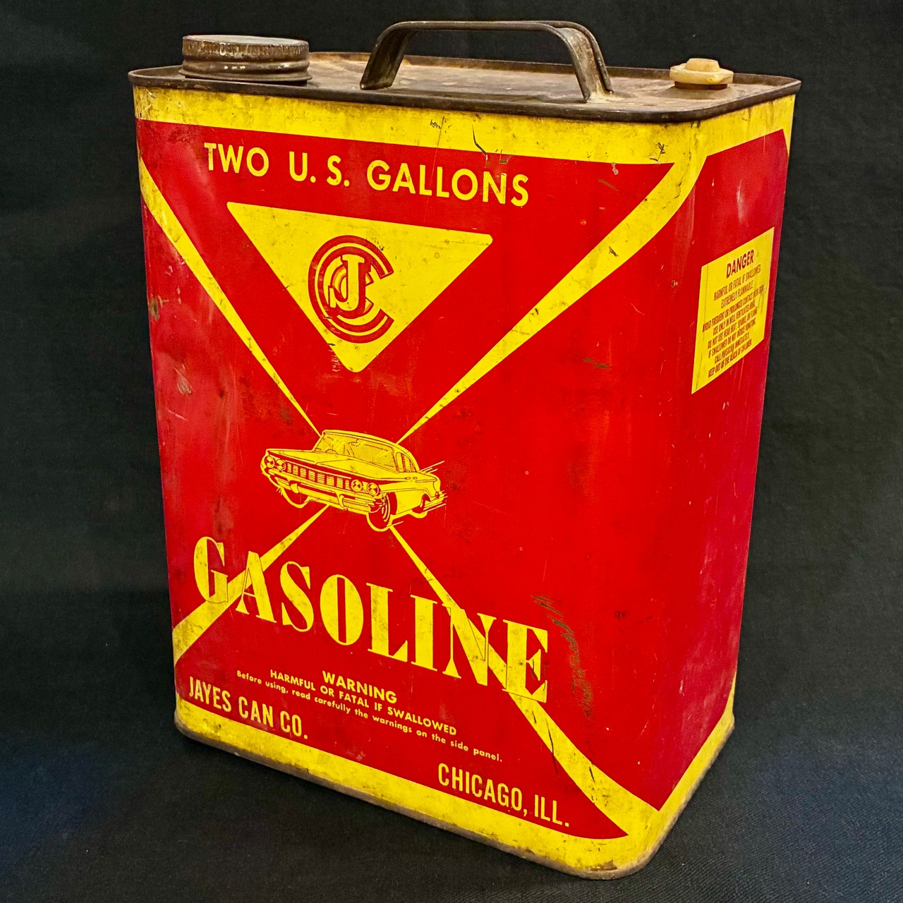 JAYES GASOLLNE缶　2ガロン　T-638