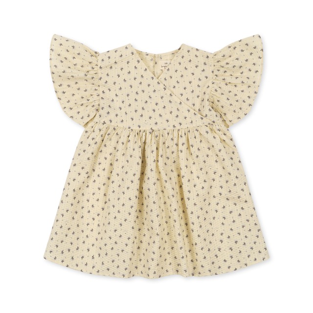 Konges Sløjd / BITSY WRAP DRESS_POINT BLEU(2y,3y,4y)