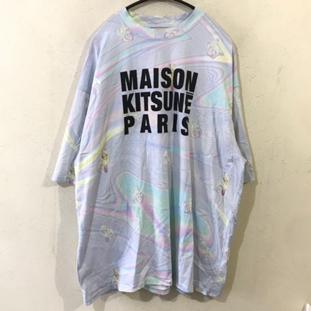 MAISON KITSUNE　メゾンキツネ　20SS　OVERSIZED　TEE　SHIRT　マルチカラー　M　【代官山k07】