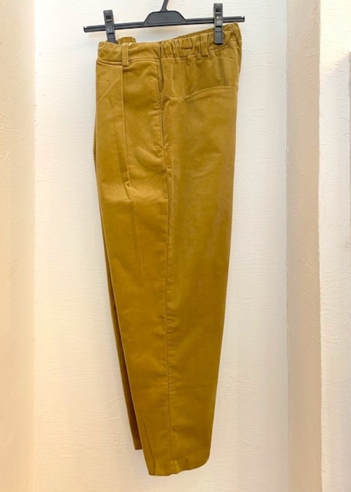 Stretch Corduroy Tapered Pants　Sand Beige