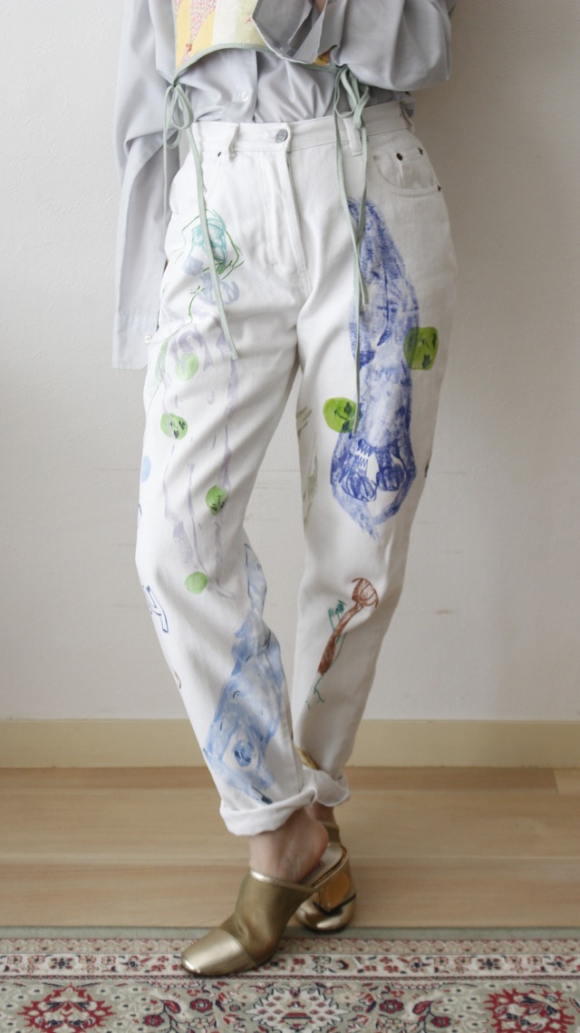 【Subin Kim】Hand-painting Art Pants