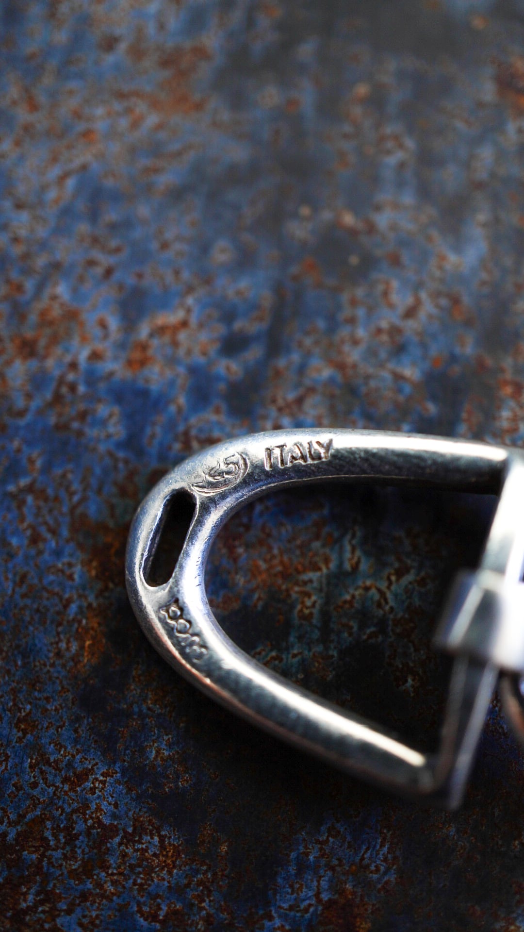 OLD GUCCI レザーシルバー925ブレスレットブラック イタリア製 GUCCI（グッチ） ブレスレット レザー/シルバー925 ブラック/シルバー