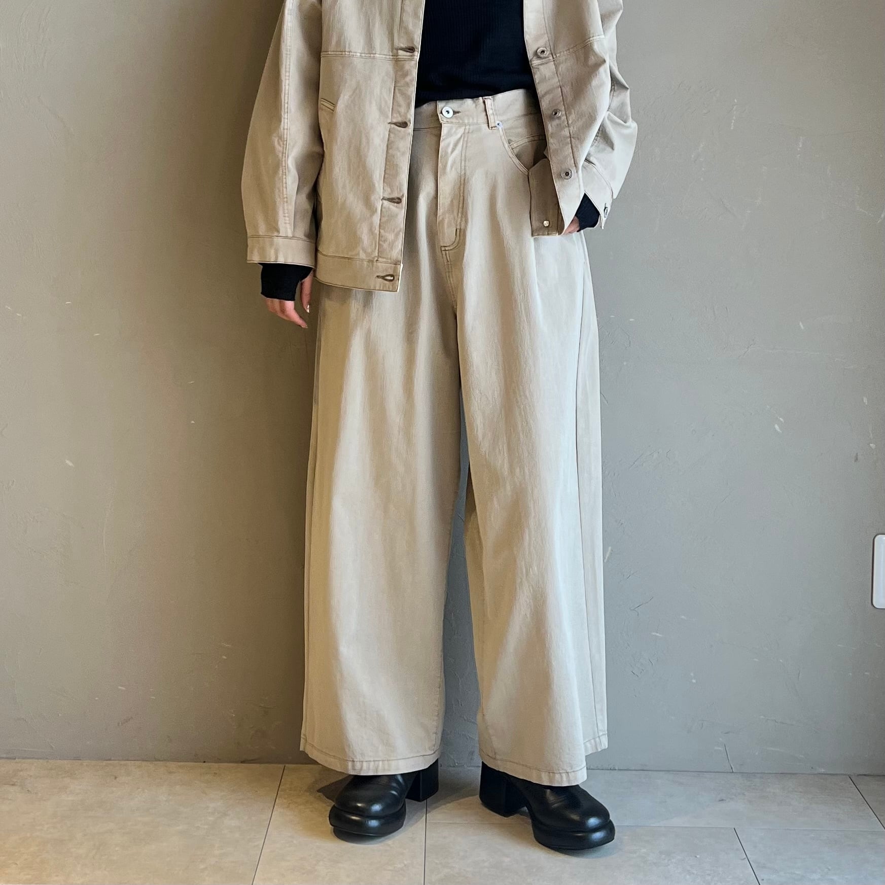 CYNICAL 】ピグメントダイワイドパンツ | valance 福井｜レディース