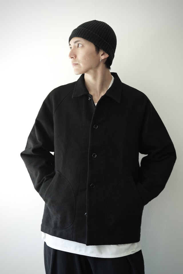 [SELECT BRAND] Sashiko / Coach Jacket (BLACK)