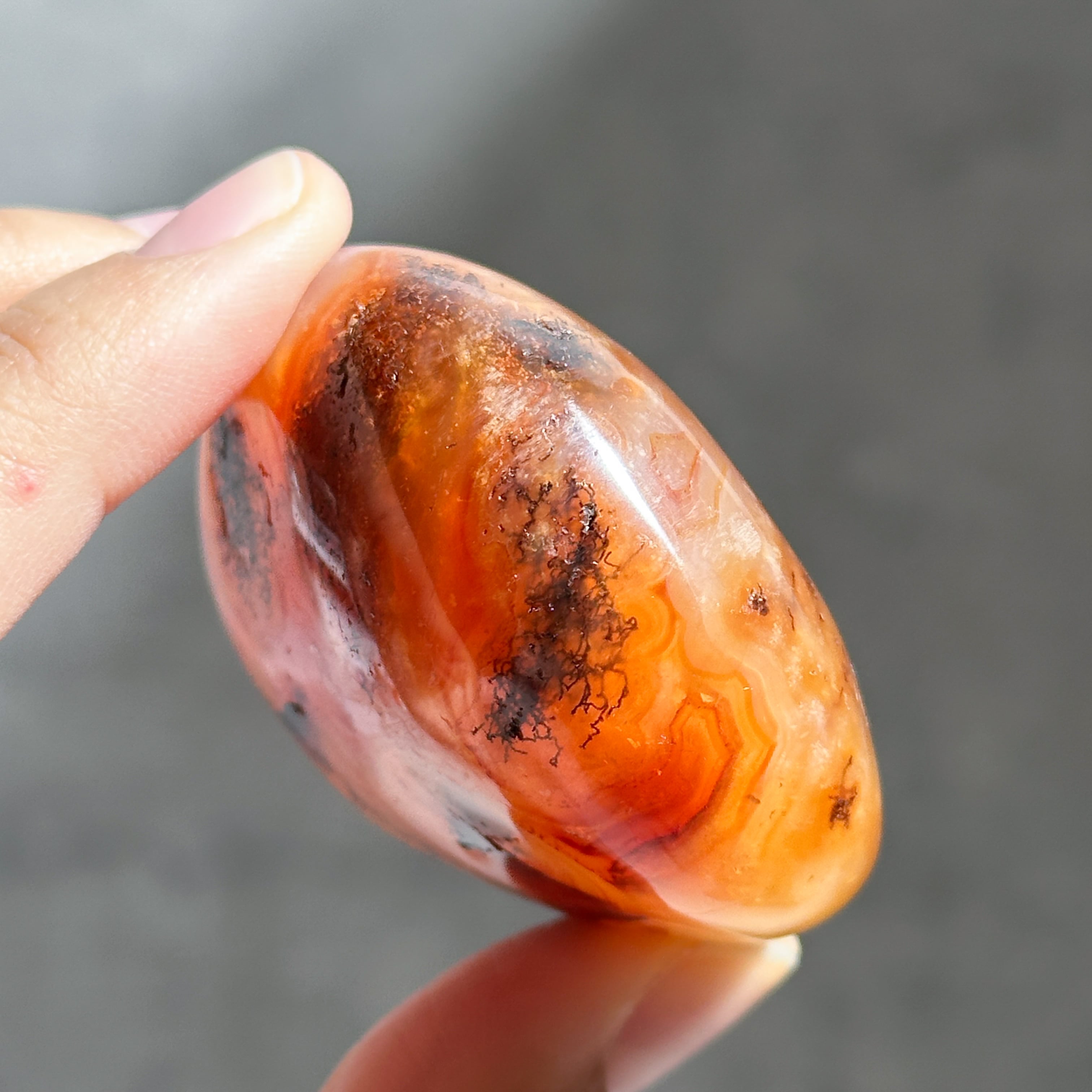 カーネリアン パーム 24♢ Carnelian ♢天然石・鉱物・パワーストーン