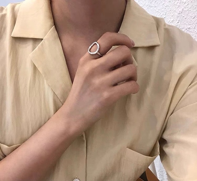 S925 circle ring（R75）