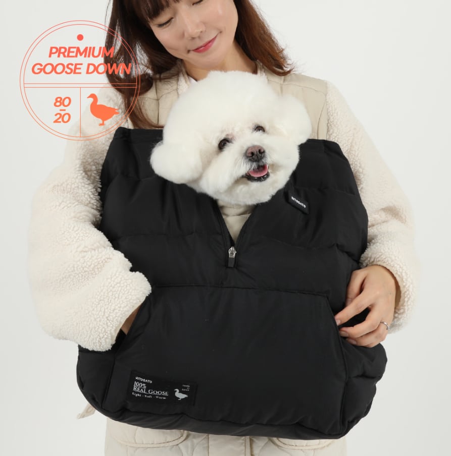 予約【ritogato】Coose Down Cover Bag (Black)