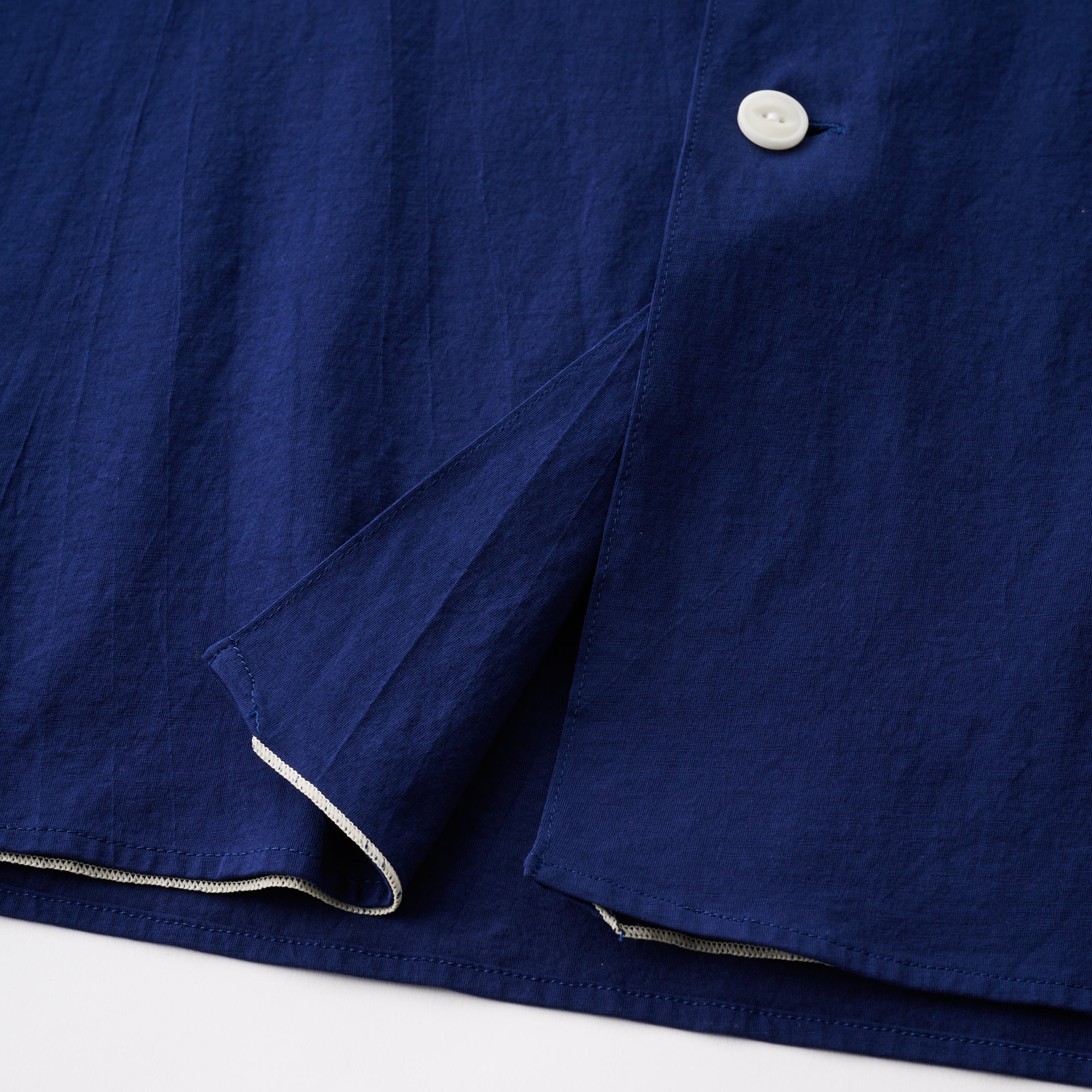 Super High Gauge Natural Washer Jersey Double Front Half Sleeve