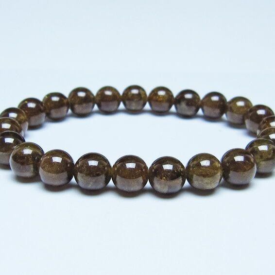 ツァボライト ブレスレット 8mm 一点物 メール便可 111-49737