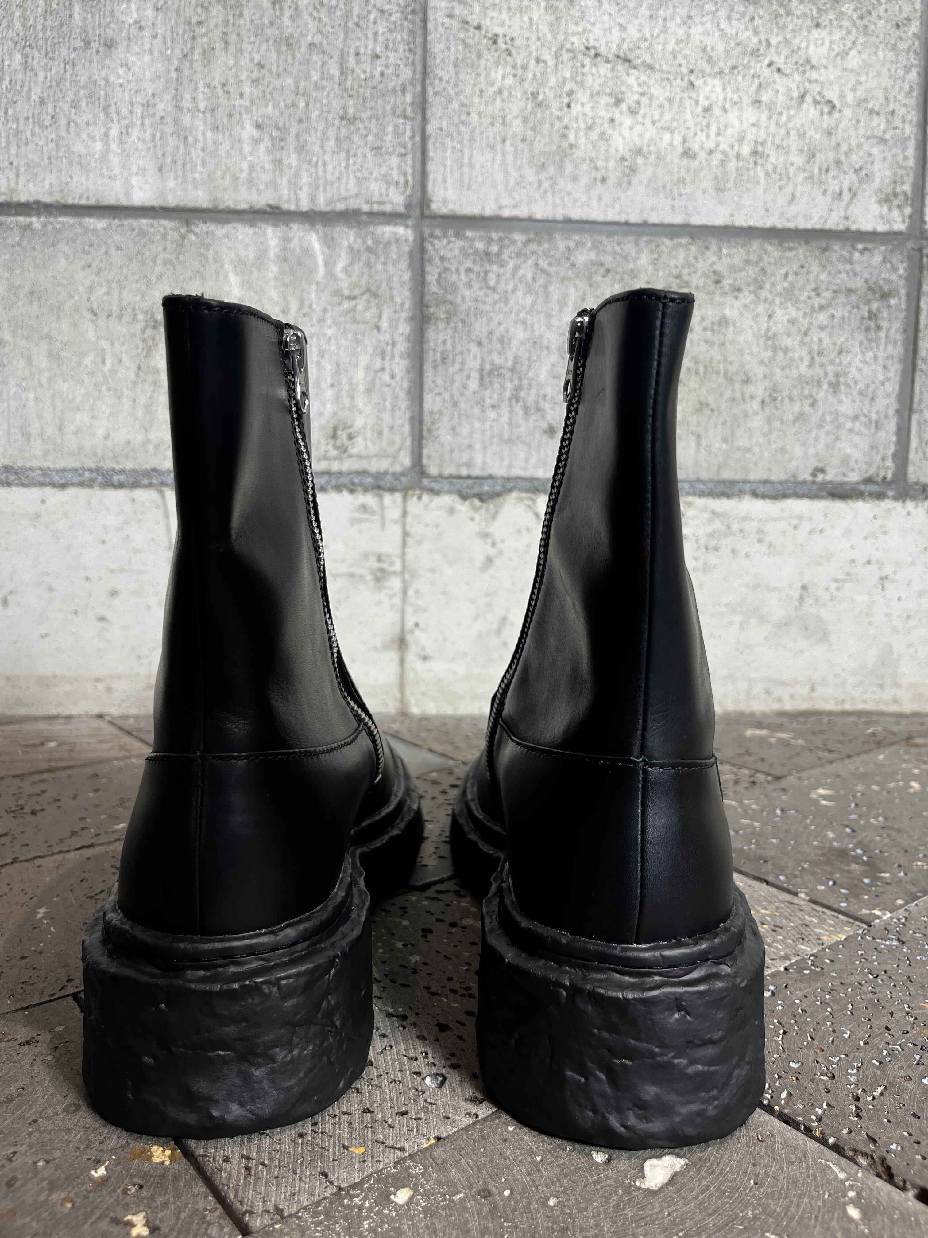 camperlaboブーツ CAMPER LAB - カンペールラボ】QUETAL BLACK NUBUCK BOOTS