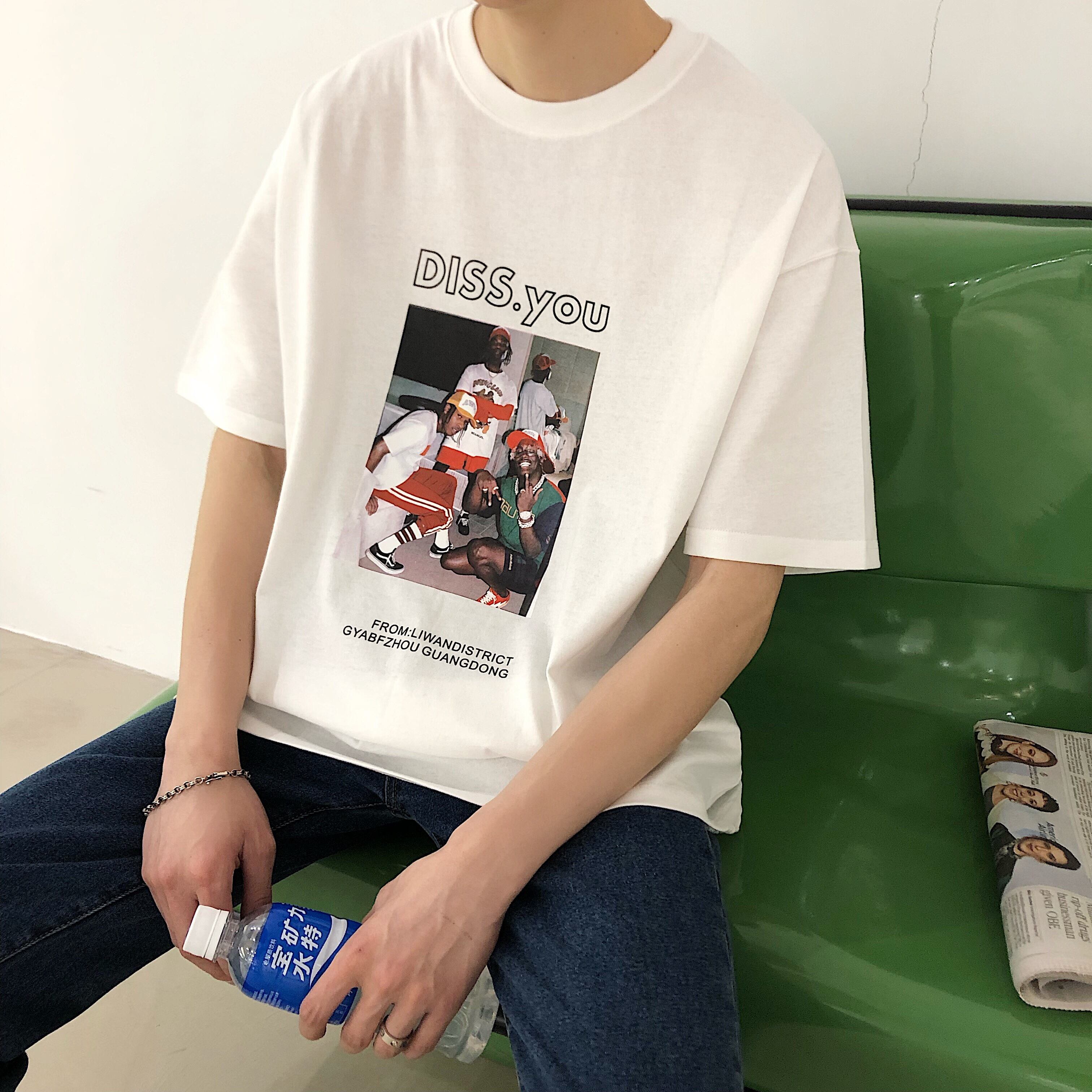 全3色 Tシャツ カットソー プリント カジュアル シンプル