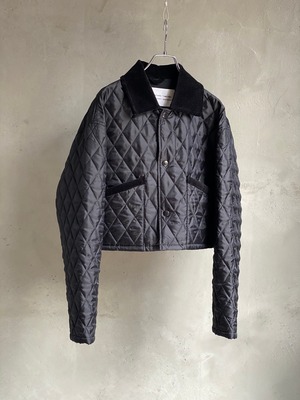 "71MICHAEL×TUNAGI JAPAN" Very short padding jacket(quilting black)