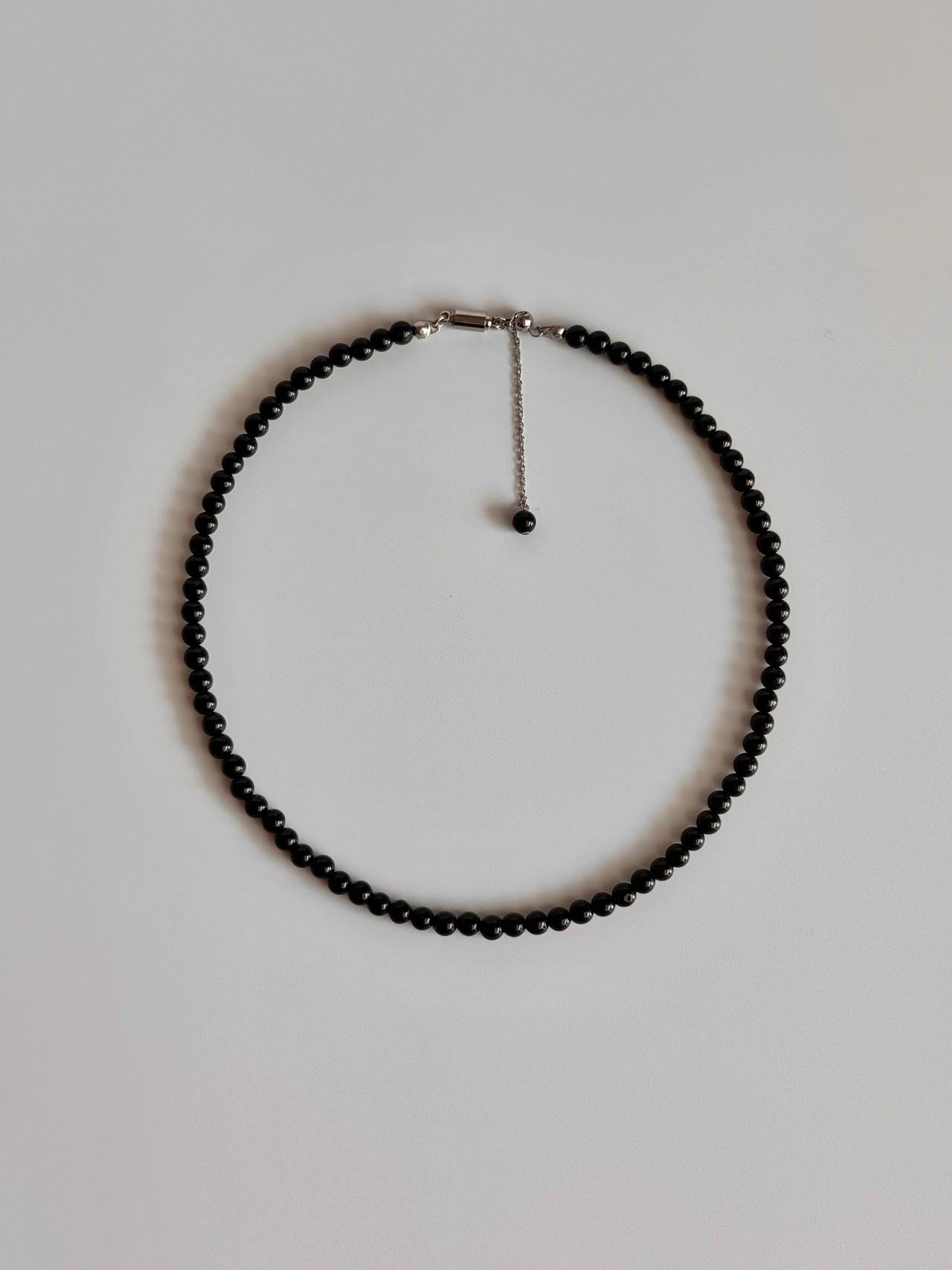 Obsidian Choker Necklace［BZN39-BK］