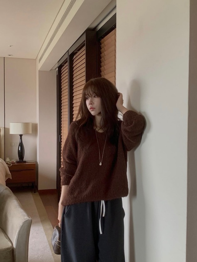 (予約) miel / Mocha knit 4color