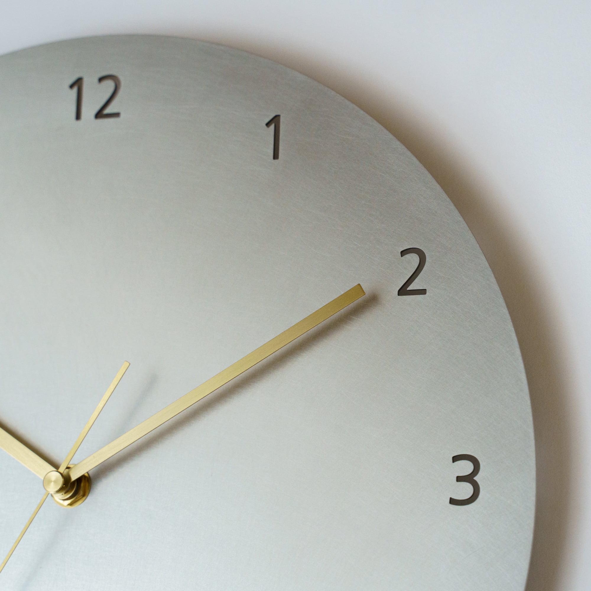 minimal wall clock 300 _ number / stainless 壁掛け時計 300 数字