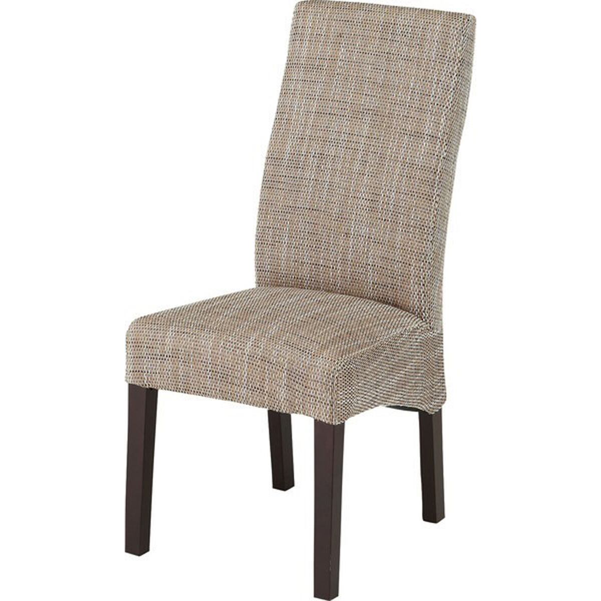 ダイニングチェア CL-819BE CL-819BR 木製 椅子 イス チェア リビング ダイニング シンプル おしゃれ 木製 インテリア家具 肘なし 布張り ベージュ ブラウン