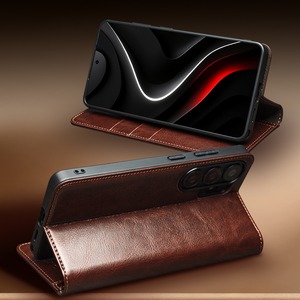 ◆Galaxy S26/S25/Plus/Ultra◆ Genuine Leather Stitching Classic Wallet Case / 本革 レザー ステッチ 手帳型 クラシック ウォレット スマホケース