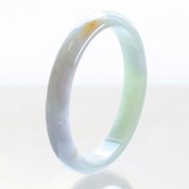 【内径 約60mm】おしゃれすぎるバングル！A貨翡翠 jd_bg1226