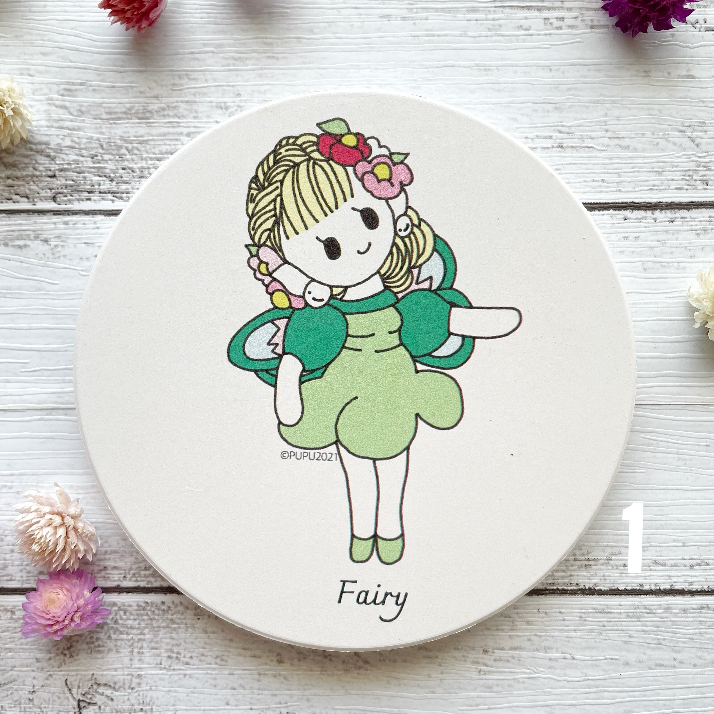 吸水コースター✳︎限定販売！✳︎オリジナルキャラクター✳︎環境に