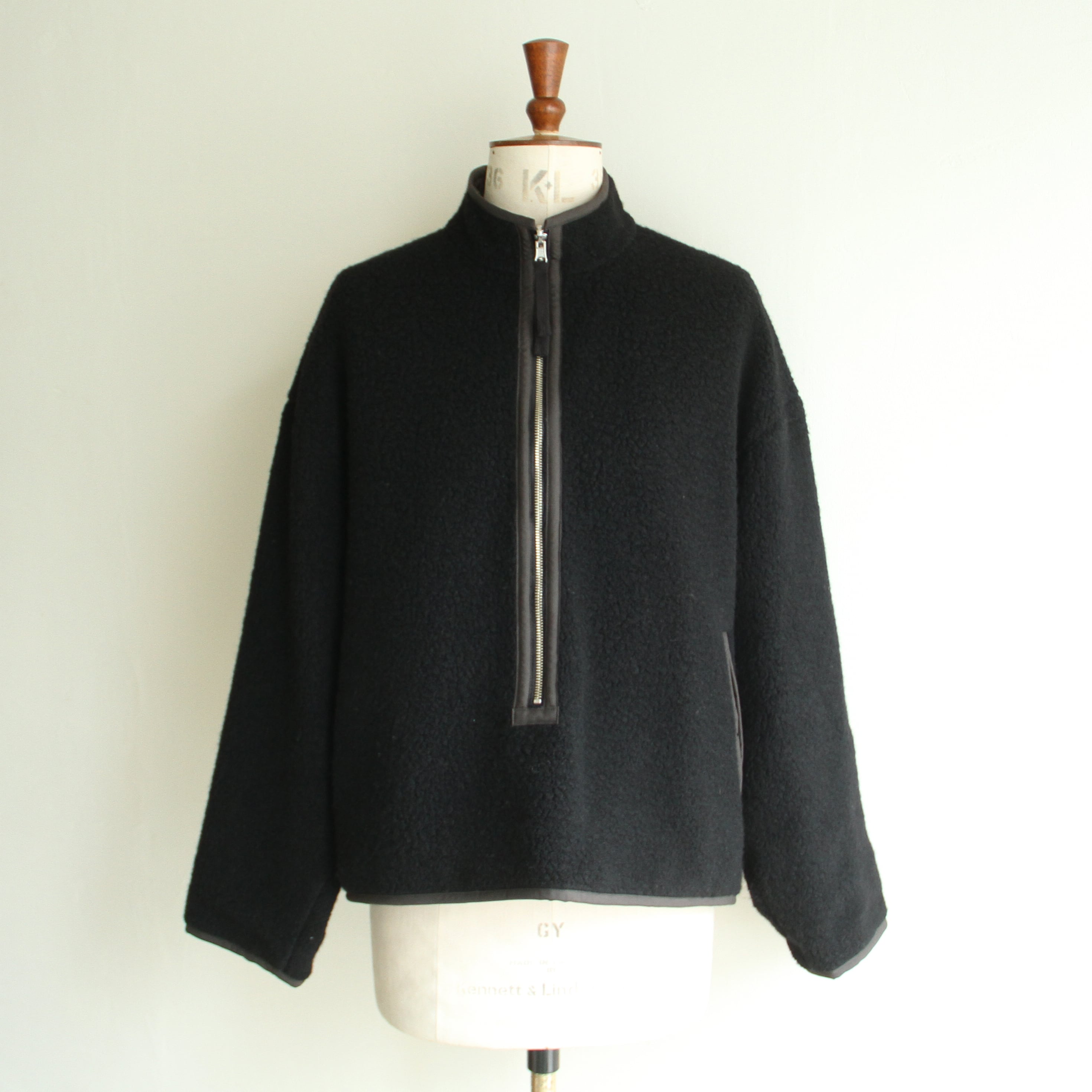kontor Reversible half-zip pullover