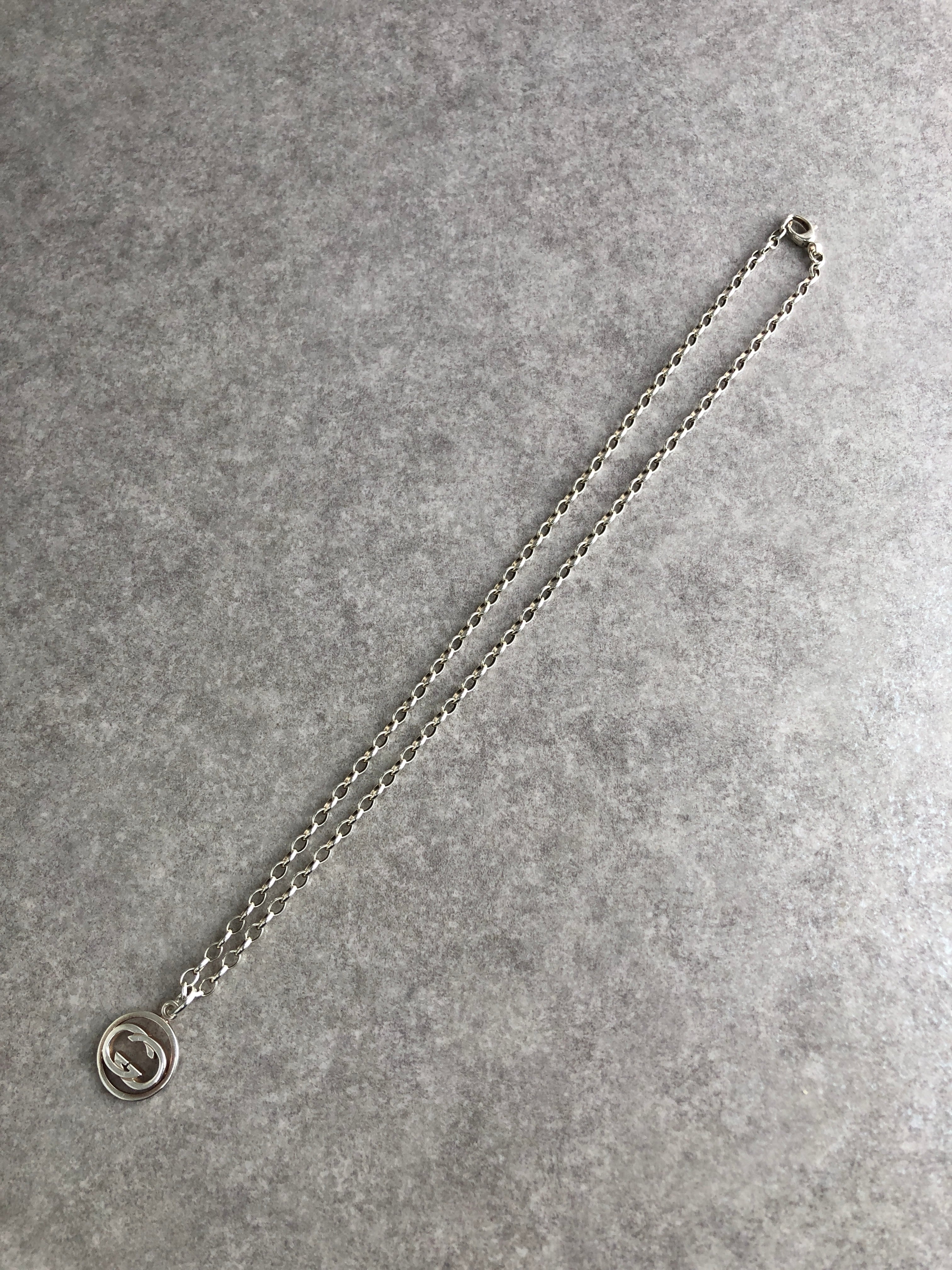 GUCCI グッチ ネックレス シルバー ドッピアG 925 vintage