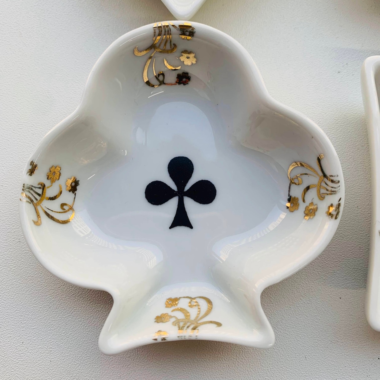 vintage 40s F.M Limoges リモージュ・フランス トランプ小皿 | Milo 