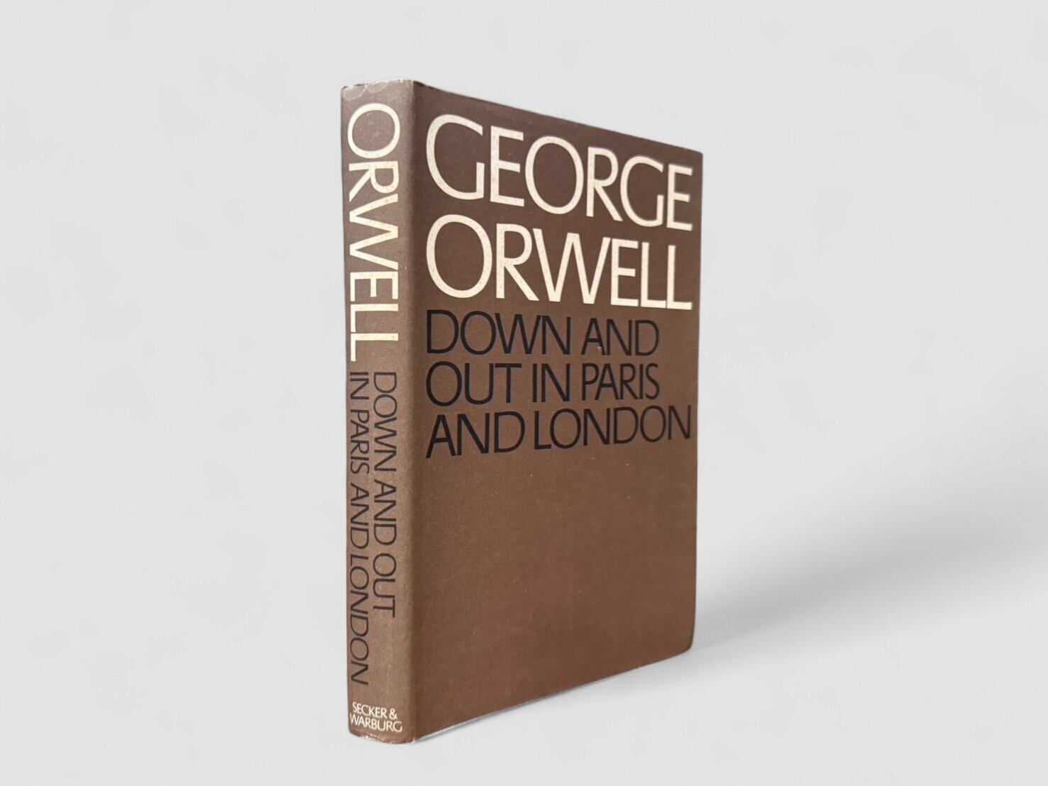 【SL850】Down and Out in Paris and London(1973) /George Orwell