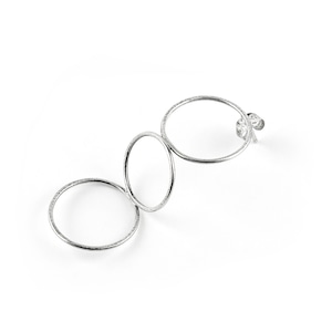 erica miyake  Dance earring 3 SV ピアス 【片耳販売】