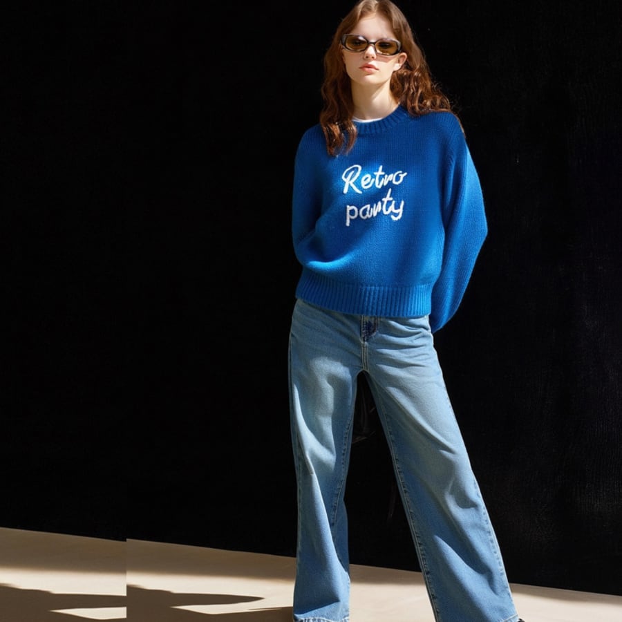 クラインブルークリスマスニット