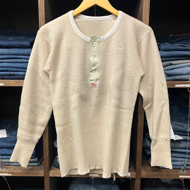 1930s WOOL HENLEY CUT SEW