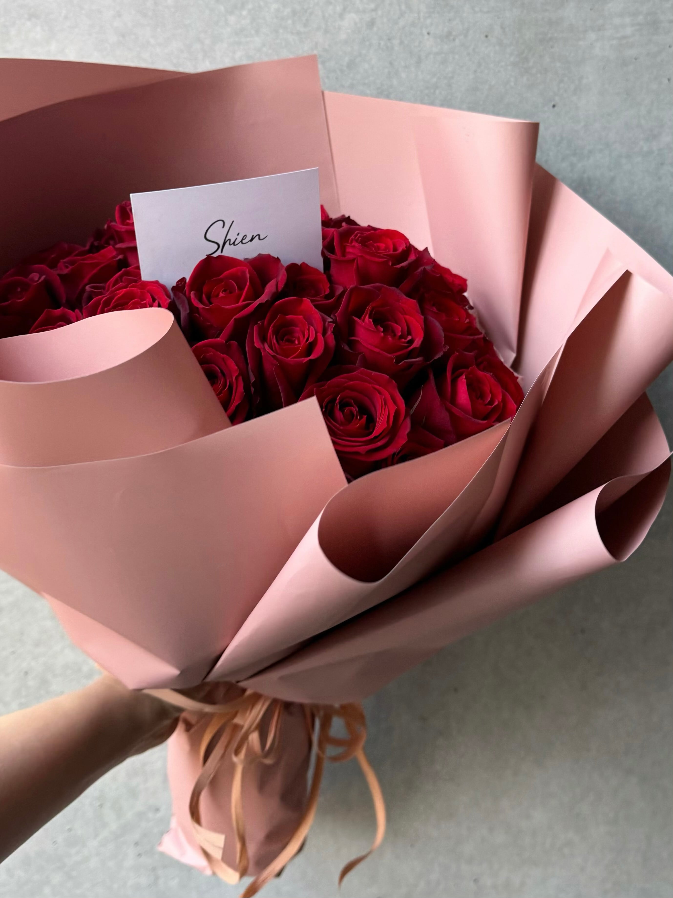 プロポーズ薔薇ブーケ24本