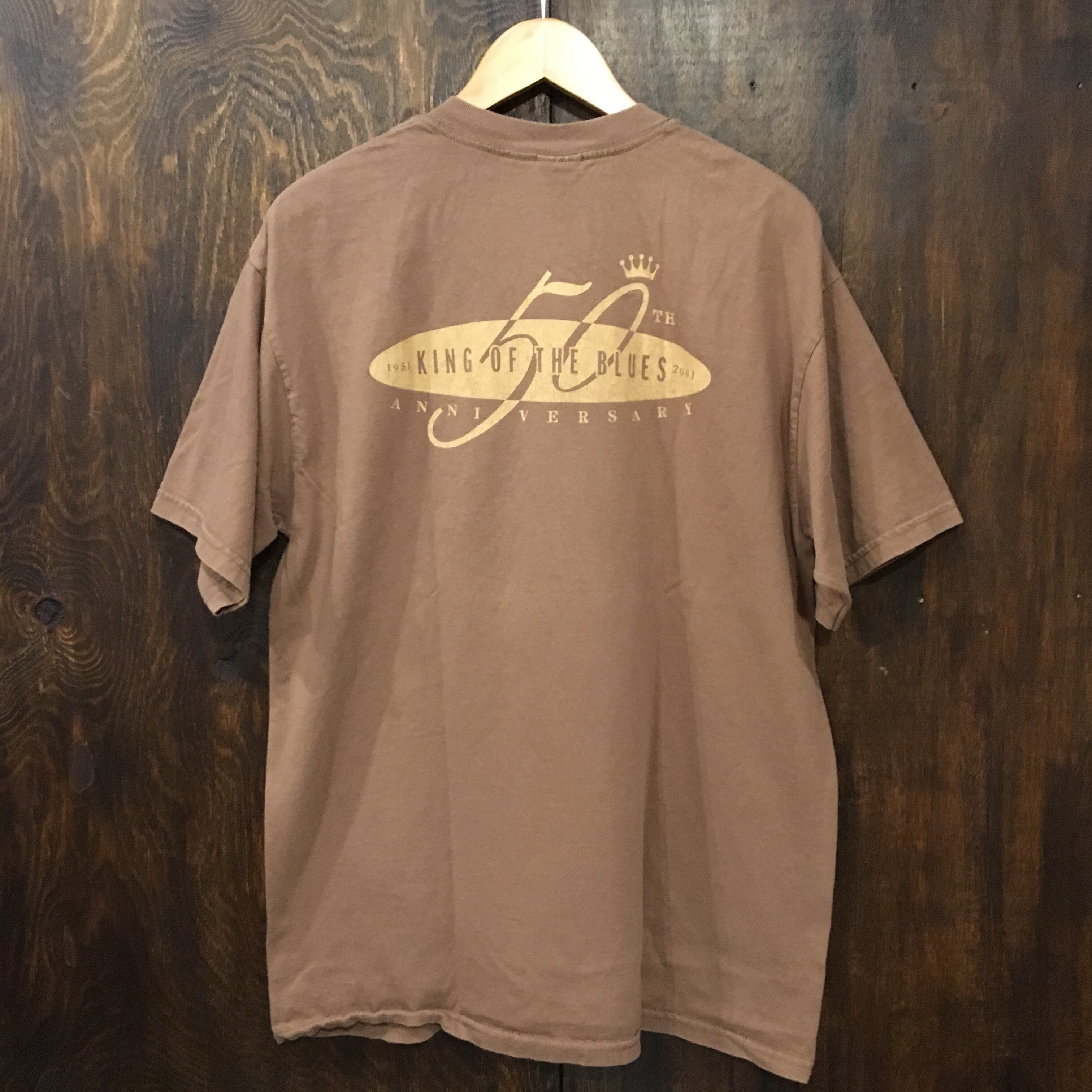 B.B.KING BBキング 50周年記念 バンドT KING OF BLUES ブルース BBキング
