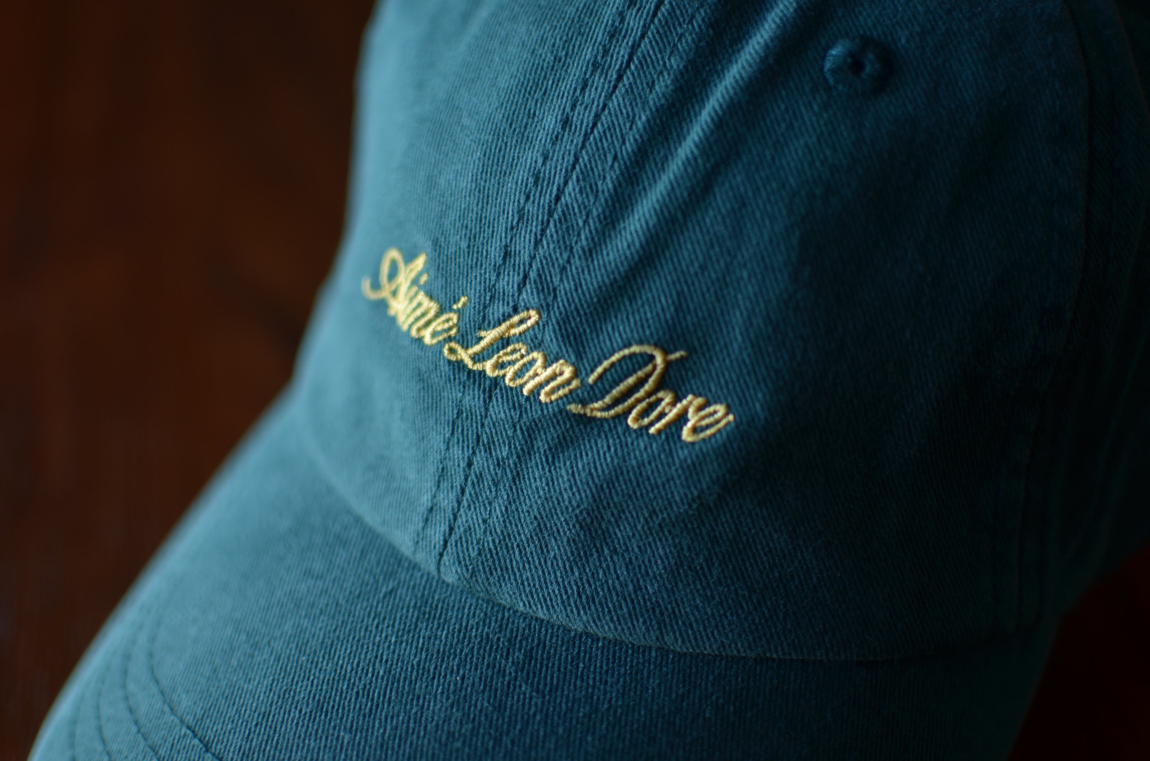 AIME LEON DORE Embroidered Logo Hat (green×yellow) NYトートバック 